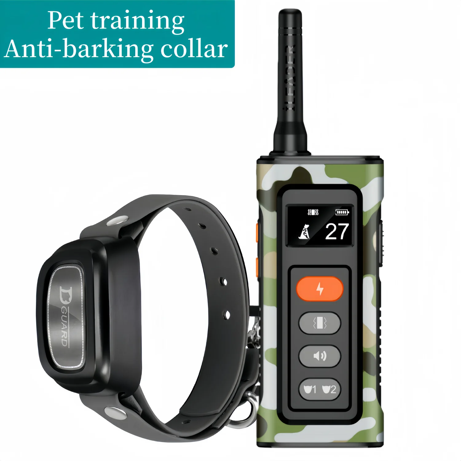 

3300Ft Electric Dog Training Collar for all dogs Remote Control Waterproof Pet BehaviorFor 8-150lbs Puppy With Shock Vibration