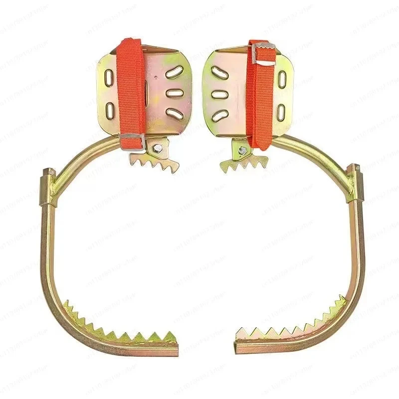 Thickened Electrical Wooden Buckle Pole Climber Climbing Tool Tree Cat Scratch Toothed Foot Hook Iron Shoes