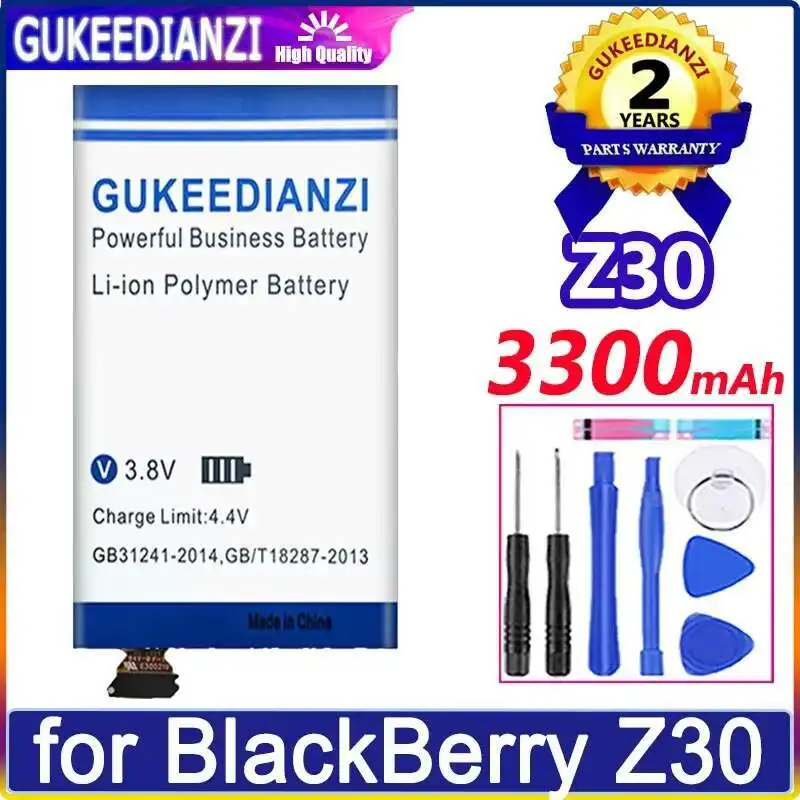 

3300Mah Reliable Power Supply Mobile Phone Battery For Blackberry Z30