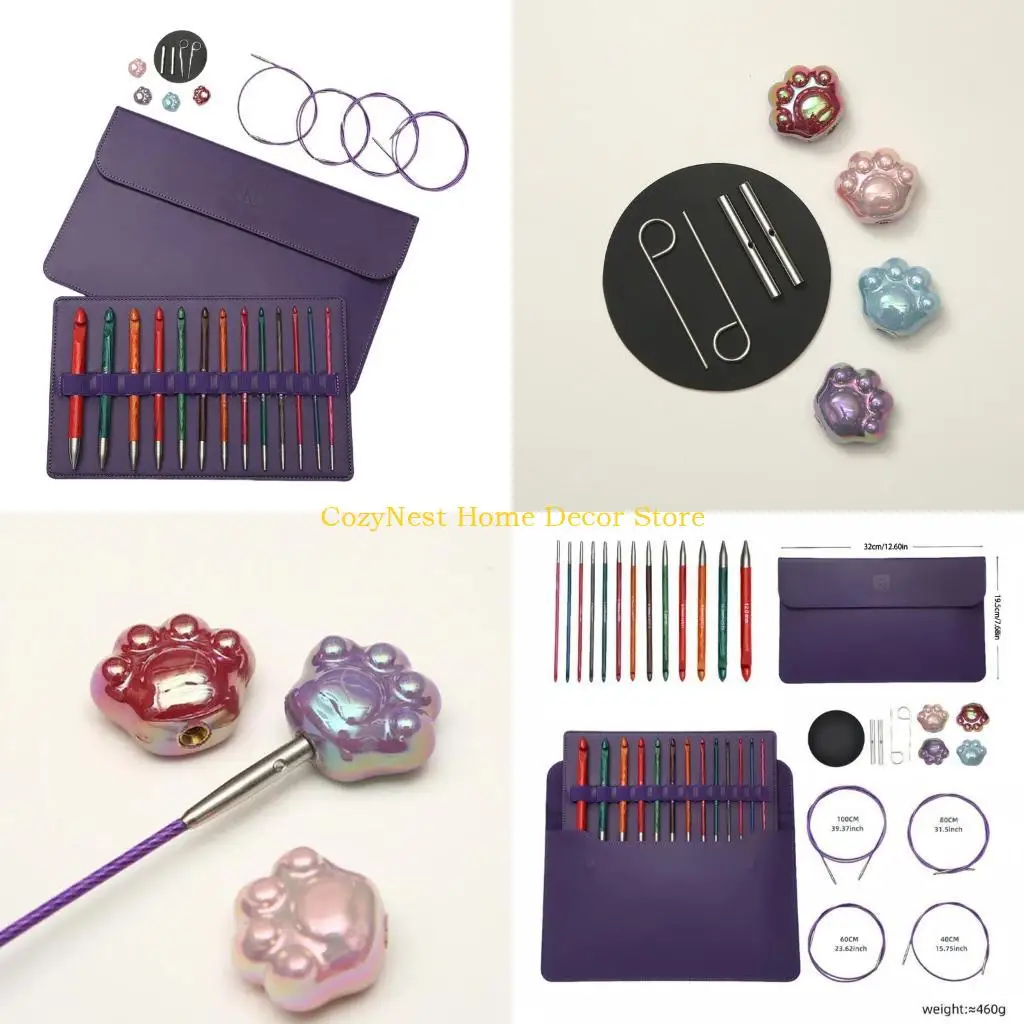 

92MF 3,5 мм-12,0 мм тунисский крючок набор крючков для вязания крючком