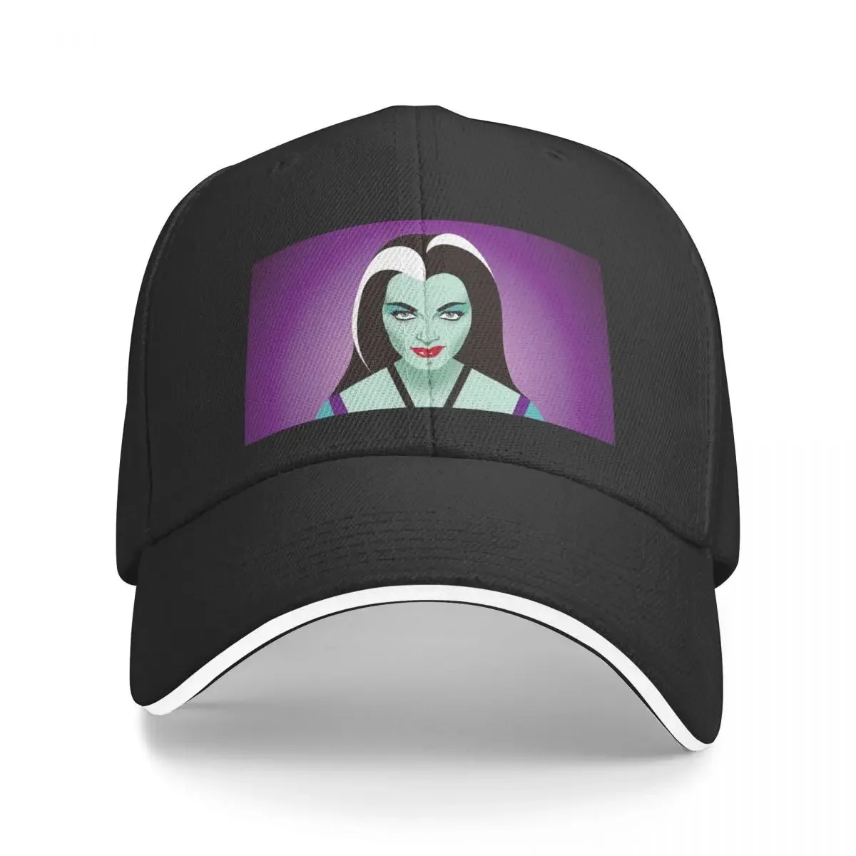 Lily Munster Baseball Cap black Sports Cap Hip Hop party Hat Women's Beach Visor Men's