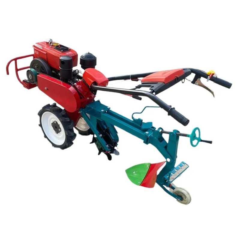 Land tiller Cultivator Slope ditch wading machine