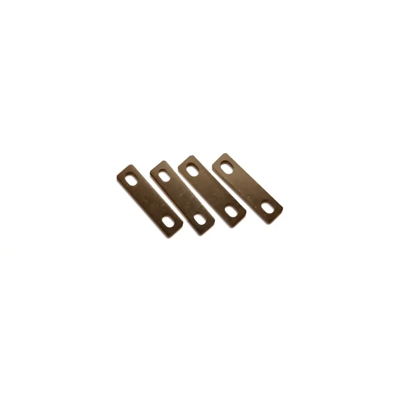 4pcs Battery Bus Bar LiFePO4 40mm Hole Central Pitch Nickel Plating Copper Connector M6 Hole Size For CATL CALB LISHEN EVE Cells