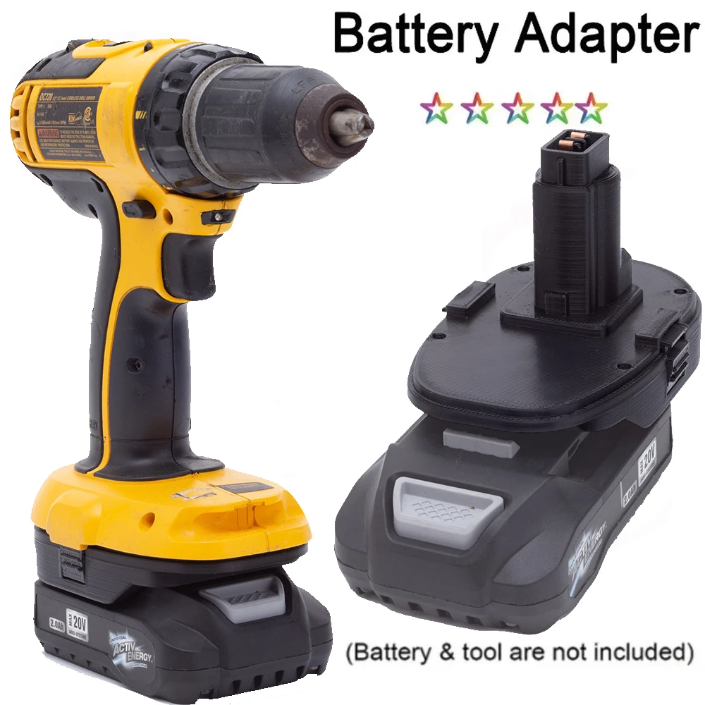 

For Aldi Ferrex Activ Energy 20V Lithium Battery Adapter To For DeWalt 18V Ni-Cd Ni-Mh Power Drill Tools (No Battery)