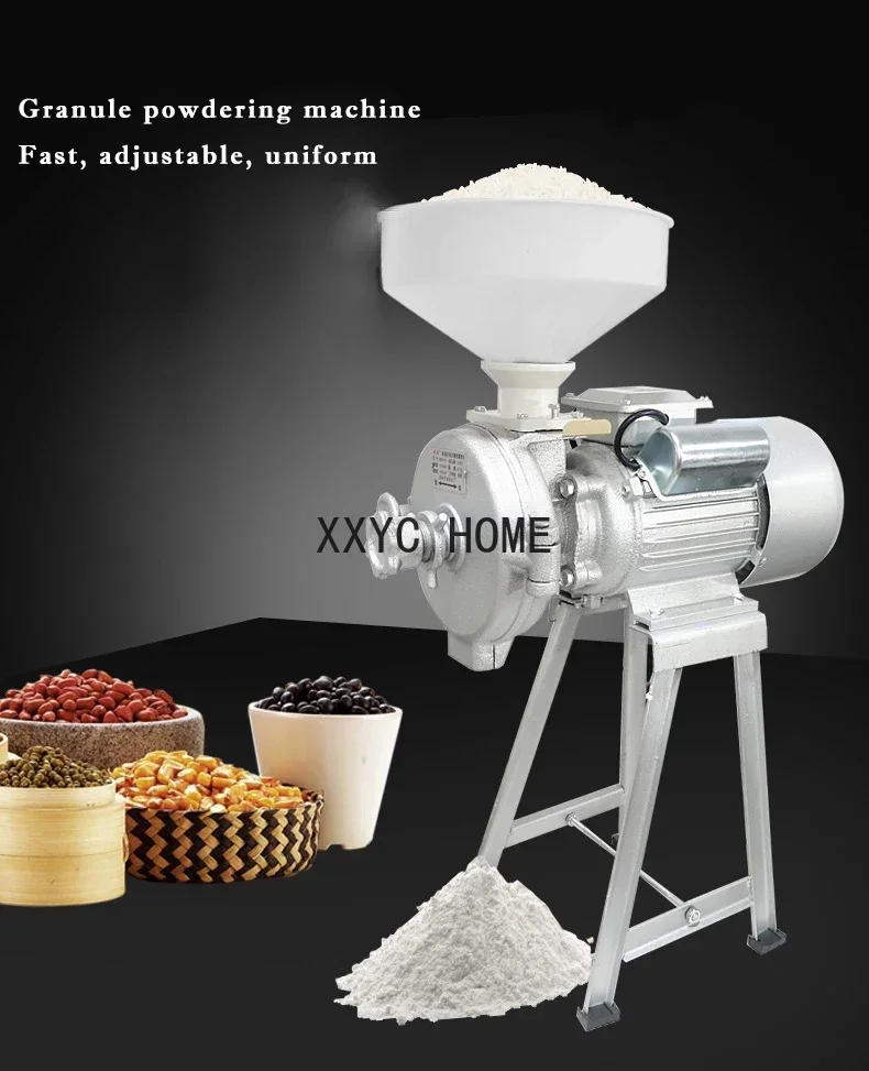 Electric Grain Mill Grinder Commercial Grinding Machine for Corn Spice