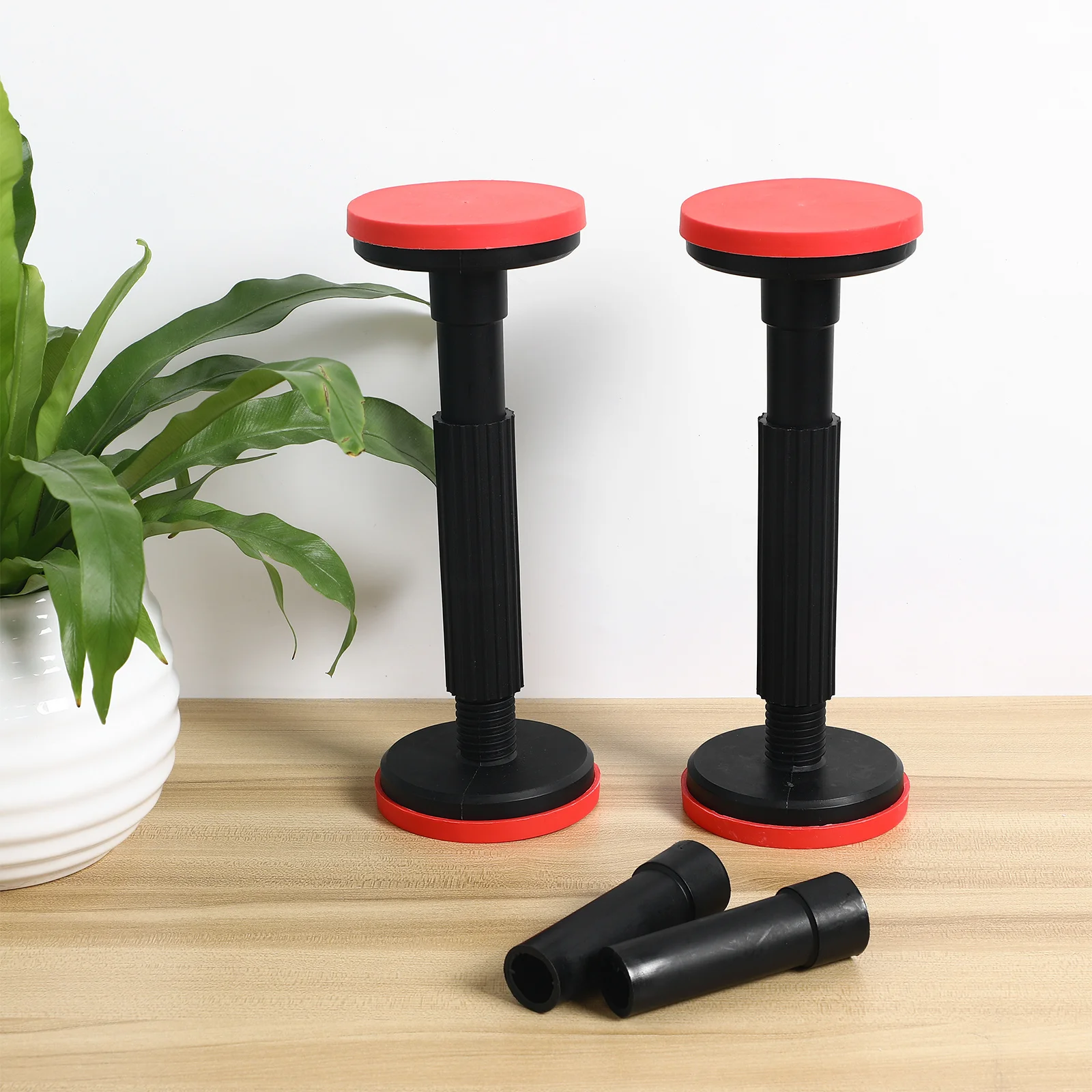 2Pcs Adjustable Bathroom Cabinet Support Legs Stable Furniture Feet Levelers Bed Frame Table Desk Risers Camper Table Legs