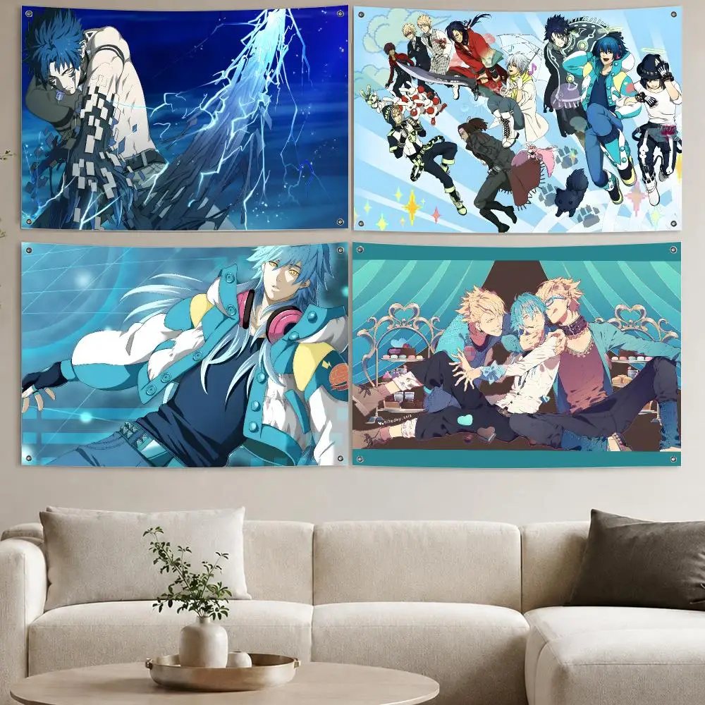 A-Aoba Seragaki D-DRAMAtical Murder Ästhetischer Wandteppich Bedruckter Wandbehang Wohnzimmer Party Outdoor Dekoration