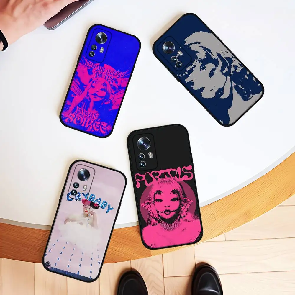 

Singer M-Melanie Portals Martinez Black Shockproof Phone Case Snug Fit For Xiaomi 12,11,12S Ultra & Redmi Note 11,10T,9,9A,8Pro,