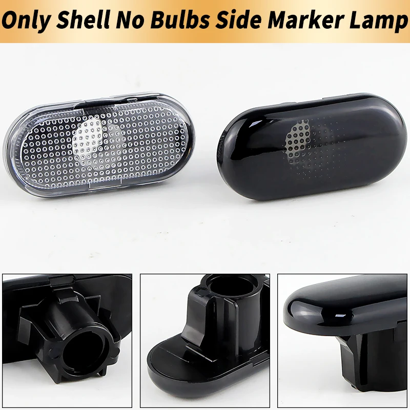 2PCS OEM Only Side Marker Shell No Light Cover Plug And Play For Nissan Interstar Kubistar Primastar Cube Evalia For Opel SMART