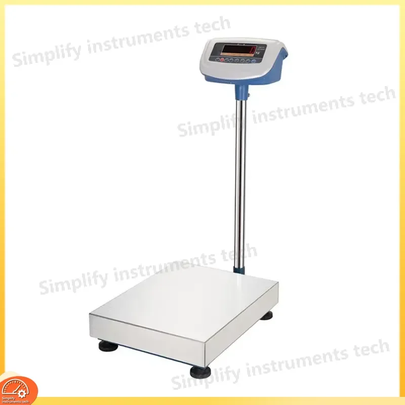 High Precision Electronic Platform Scale 300kg Capacity 10g Division 150kg 5g 45x60cm Industrial Weighing Scale Digital