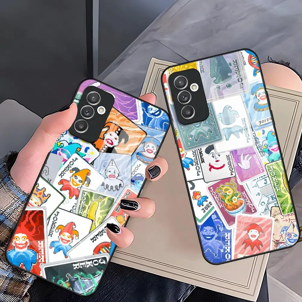 Popular Balatro Game Phone Case For Samsung A57 A37 A33 5G A54 A36 A35 A56 A52 A17 Shockproof Glass Cover