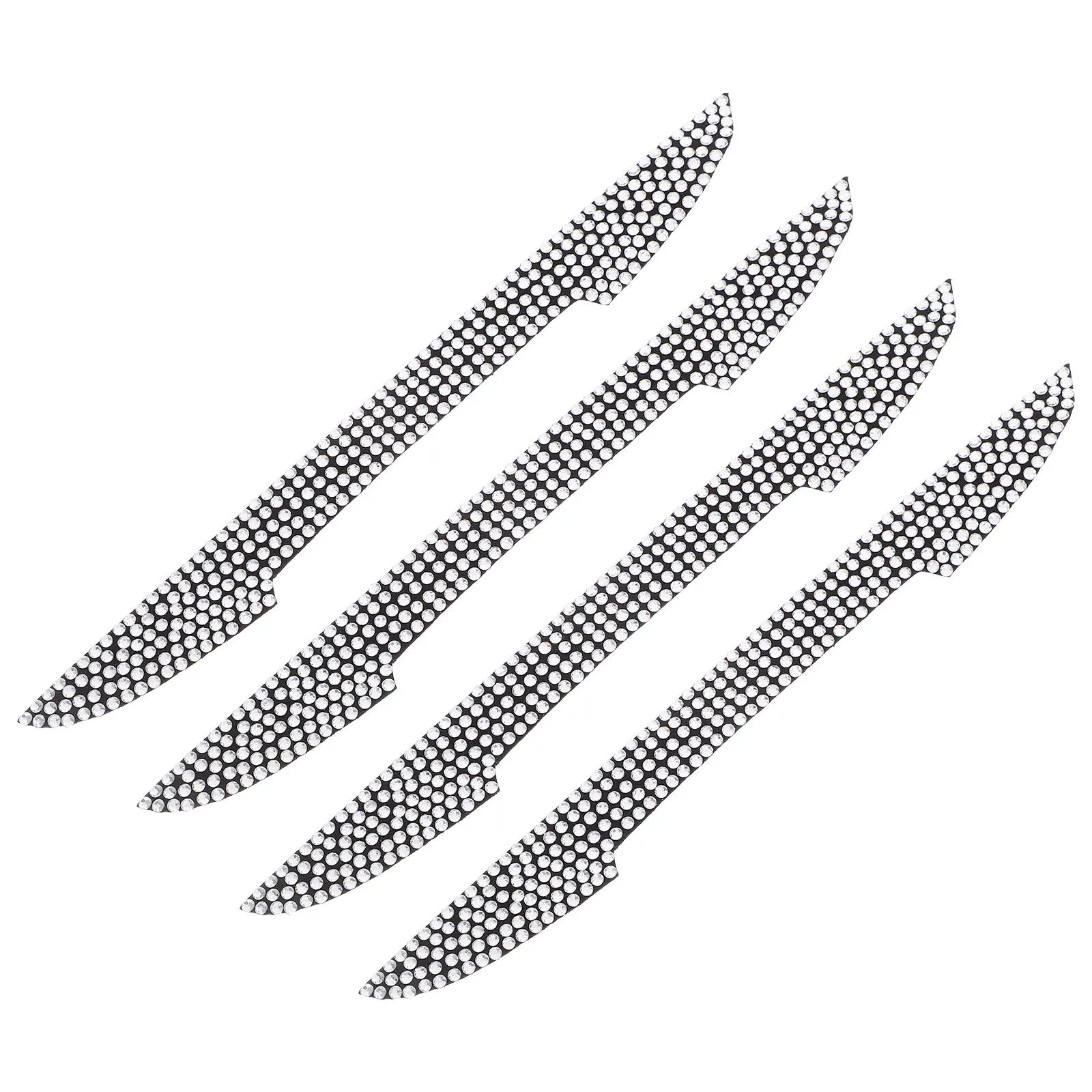 

4Pcs Door Handle Protective Film Pink Diamond Rhinestone Car Accessories Anti Scratch Elegant Design Door Edge Guards protector