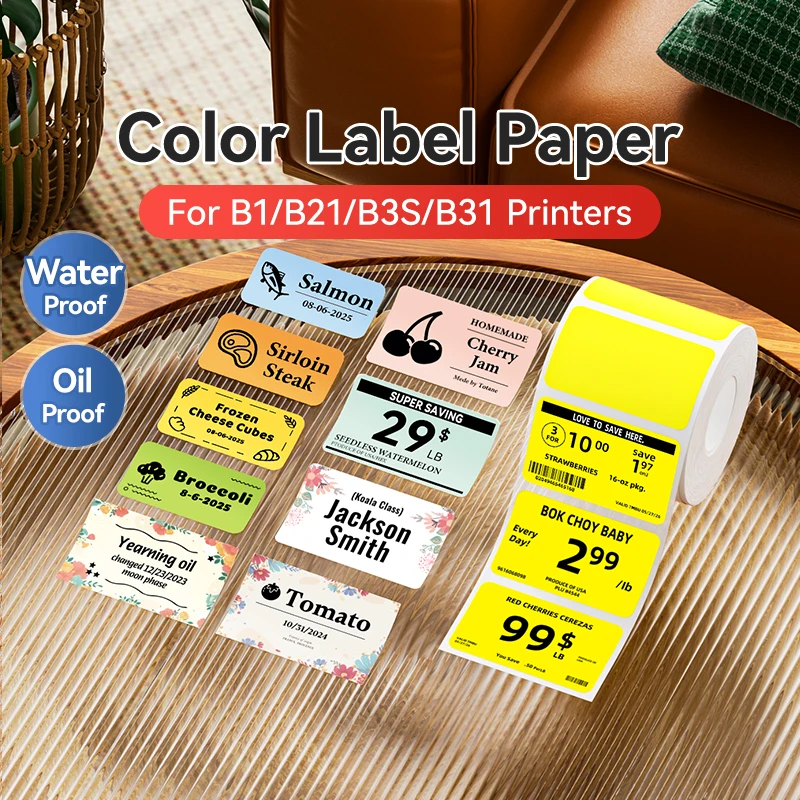 niimbot-b1-b21-b3s-b31-printer-self-adhesive-label-paper-colorful-anti-oil-tear-resistant-tag-scratch-resistant-removable-labels