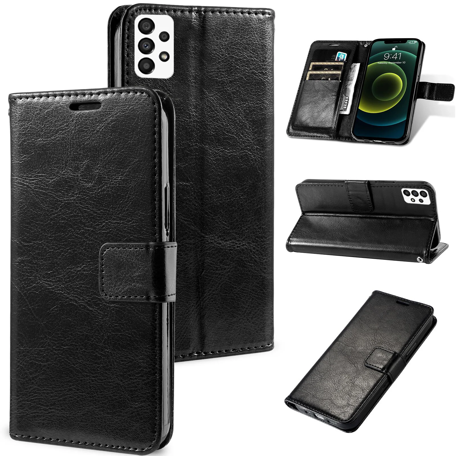 Wallet Flip Leather Phone Case For Samsung Galaxy A73 5G,For Samsung Galaxy A73 5G Case Leather Magnetic Flip Cover Bag