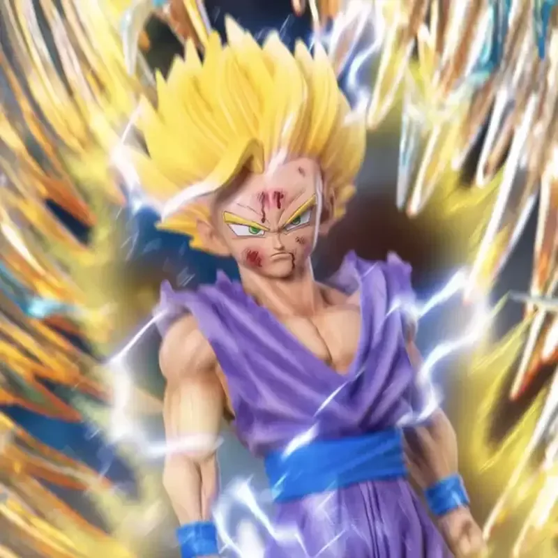 

Аниме-фигурка Dragon Ball Super Saiyan 2, аниме Dragon Ball, товары, игрушки, фигурка, светящийся настольный орнамент, подарки бойфренду