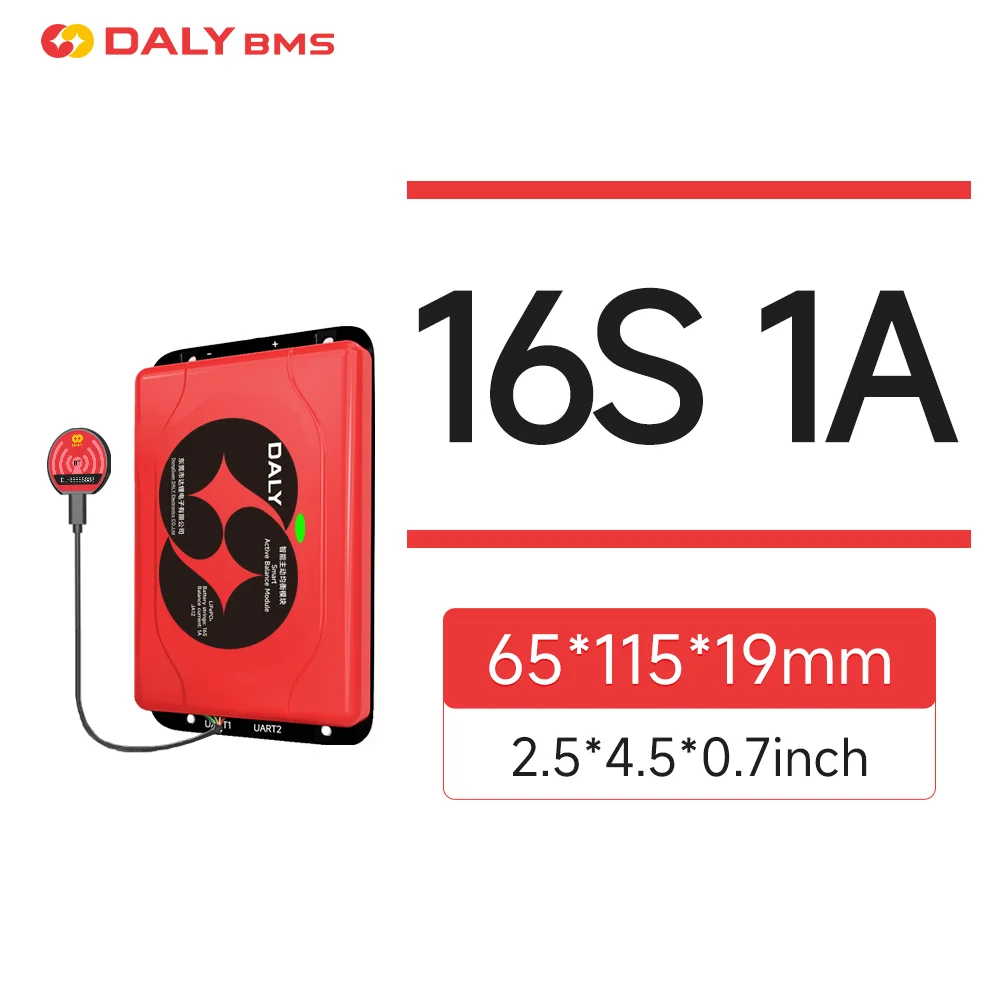 DALY Software Active 1A Balancer mit Bluetooth UART 1A 4S 8S Equalizer geeignet für LI-ION Lifepo4 LTO Batteriepack