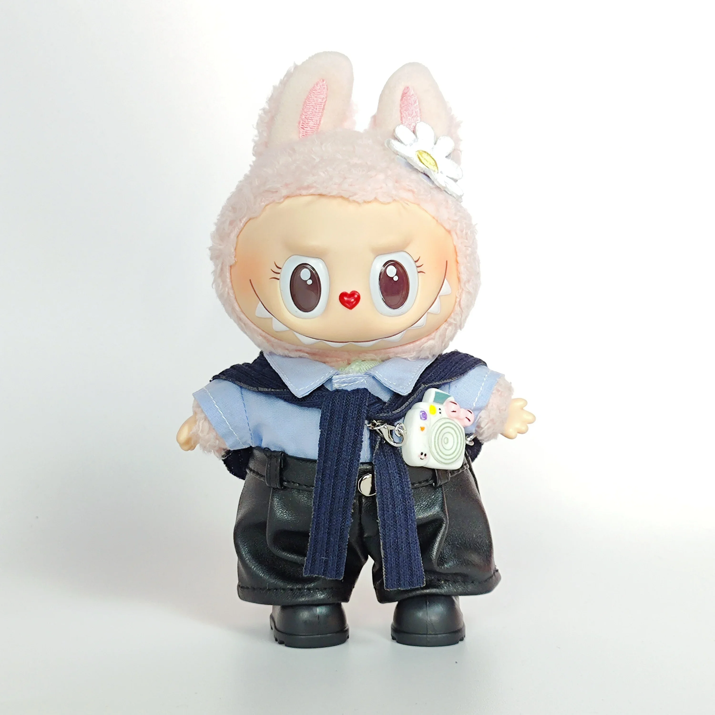 For 15-17cm Clothes for Labubu  Blind Box Keychain - Executive Style Outfit Set