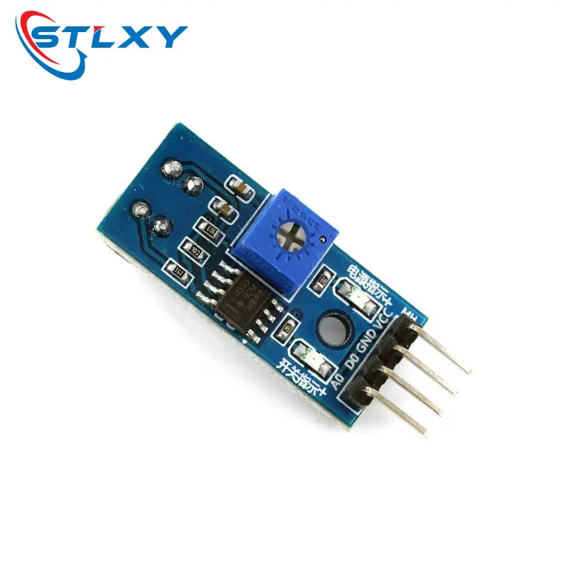 Stlxy TCRT5000 Infrared Reflective IR Photoelectric Switch Barrier Line Track Sensor Module blue