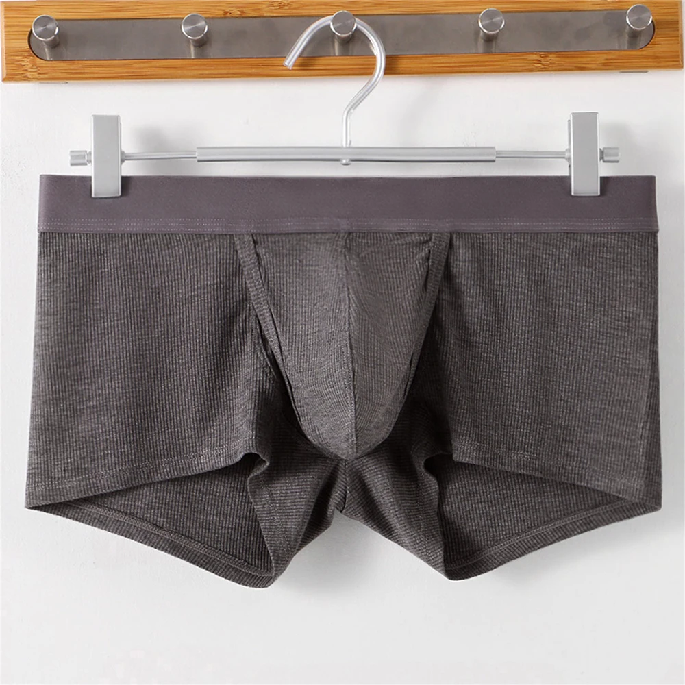 

2022 Men's Sexy Thong Briefs Underwear Erotic Viscose Gay High Lingerie M~2XL Panties Quality Shorts Teenagers