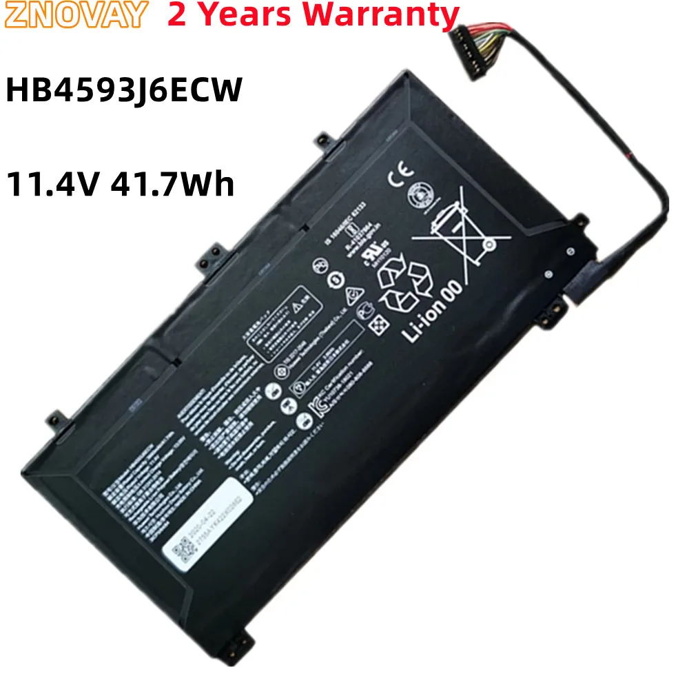 

HB4593J6ECW Battery For Huawei MateBook 13 2020 WRT-W19 WX9 W29 i7 HN-W19L W19R WRT-W09 W19L Notebook 11.4V 3660mAh