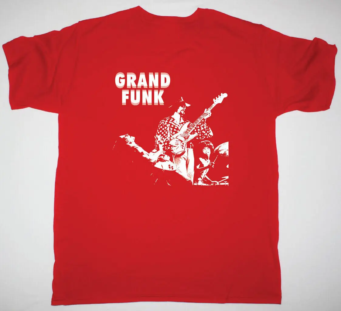 

Рубашка GRAND FUNK RAILROAD BAND Классическая красная унисекс S-5XL LI522