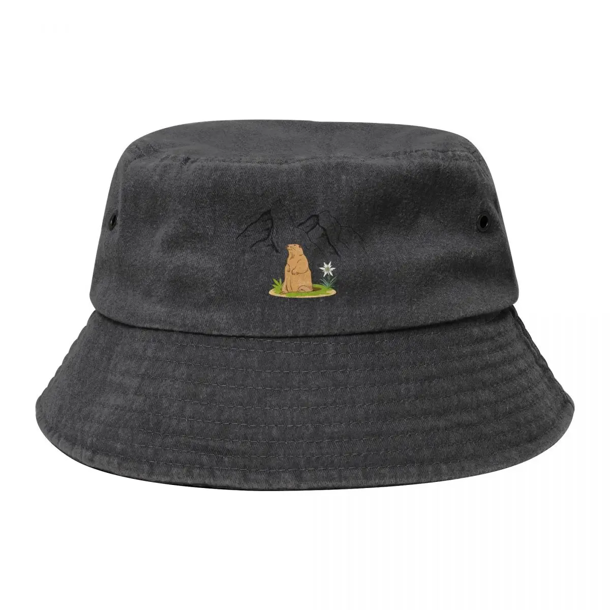 Marmot in Tirol Bucket Hat Visor summer hat Elegant Women's Hats Men's