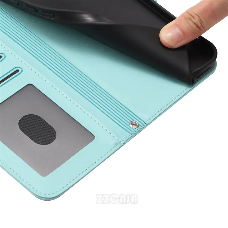 أسلوب بسيط لهاتف Honor X70i X60 GT Power 5G X50i X40i Magic 7 Pro 6 5 Lite جراب هاتف فتحات بطاقات جلدية قابلة للطي غطاء حامل حزام #4