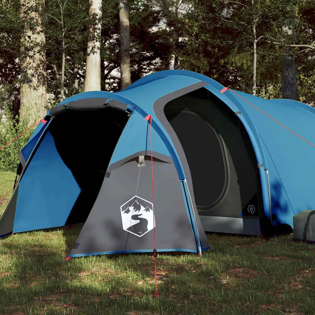 

Camping Tent Tunnel 2-Person Blue Waterproof