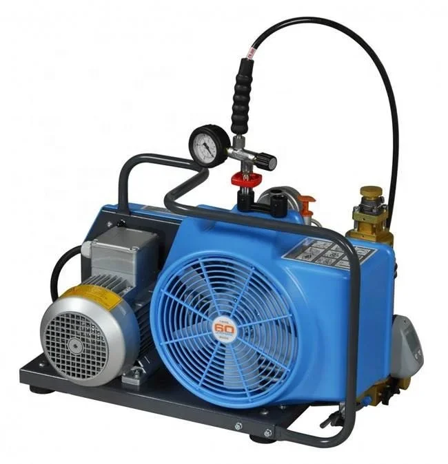 Auto Drain  High Pressure Air Compressor  Auto Stop 200bar 300bar Scuba Diving Air Compressor for Breathing Air