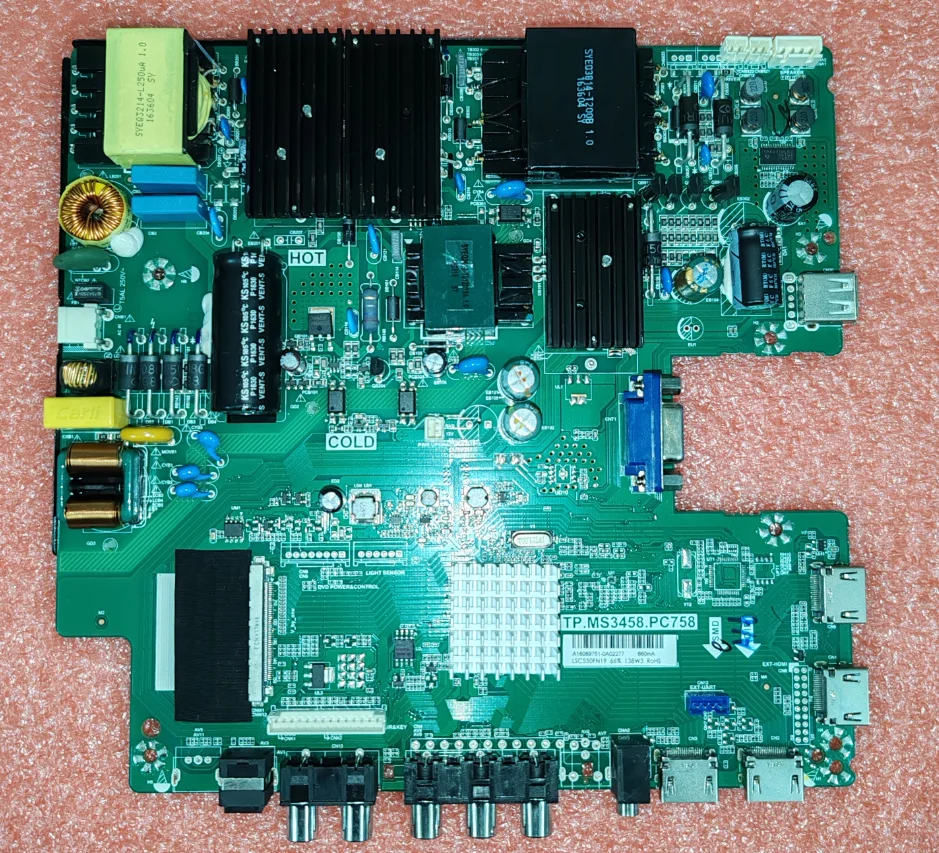 TP.MS3458.PC758 tre in una scheda madre TV 4K testata bene per muslim660ma 1 38w