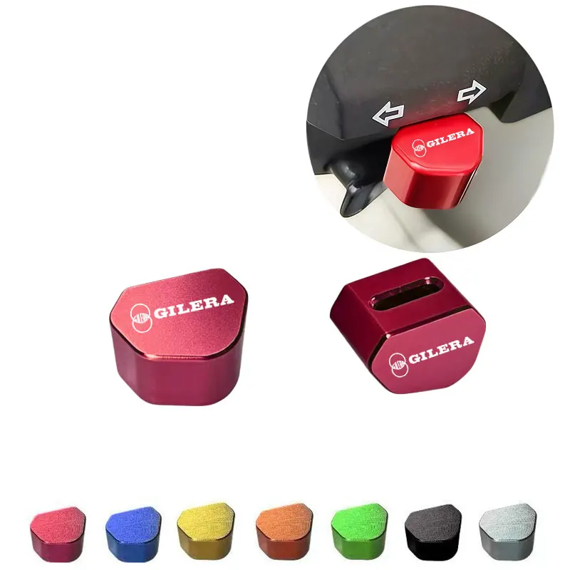 For Gilera GP800 Fuoco Nexus 500 Runner 50 125 200 Motorcycle Aluminum Alloy Handlebar Switch Turn Signal Protective Caps