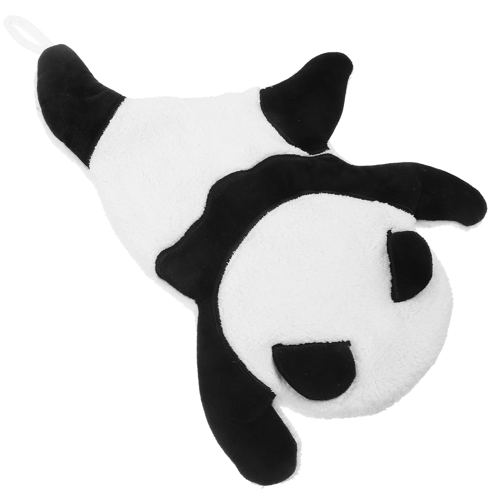 

Cute Panda Hand Towel Coral Fleece Hanging Water Absorbent Skin Friendly Hanging Kitchen Bathroom Hand Drying Towel