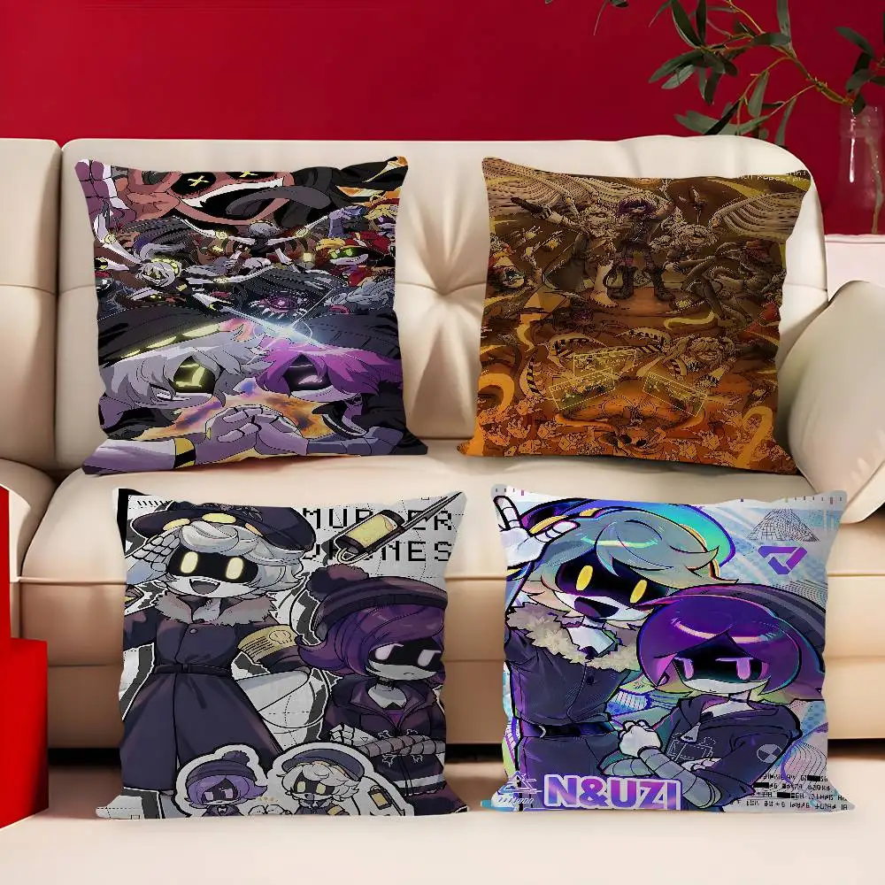 M-Murder D-Drones Game Pillow Gifts Home Office Furnishings Bedroom Sofa Car Cushion Cover Case 45x45cm
