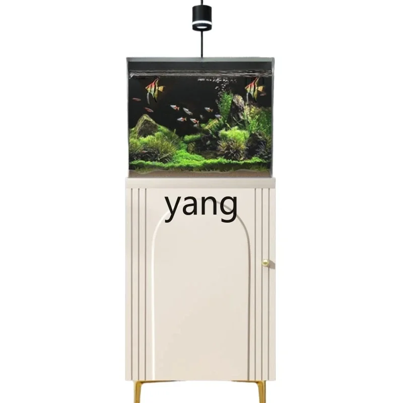 

ZYR small fish tank household ecological back filter aquarium cabinet