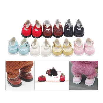 Voor LABUBU V1 V2 Lederen Schoenen Geschikt voor 17 cm Katoenen Poppen Schoenen Laarzen Speelgoed Casual Sportschoenen Poppen Accessoires