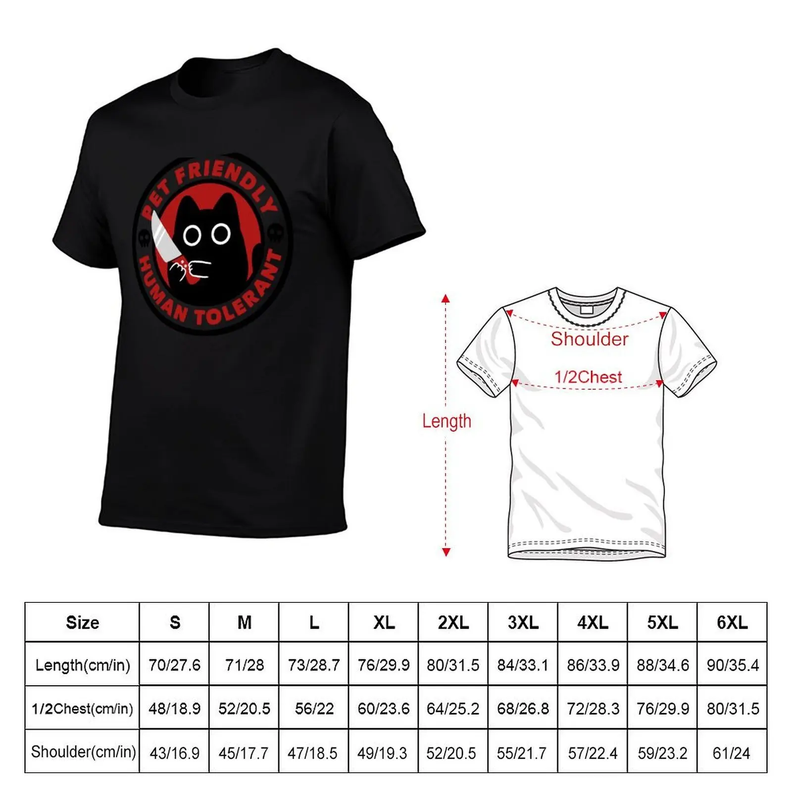 Pet Friendly Human Tolerant by Tobe Fonseca T-Shirt t shirt custom print t shirts designer man graphic t shirt T-shirt