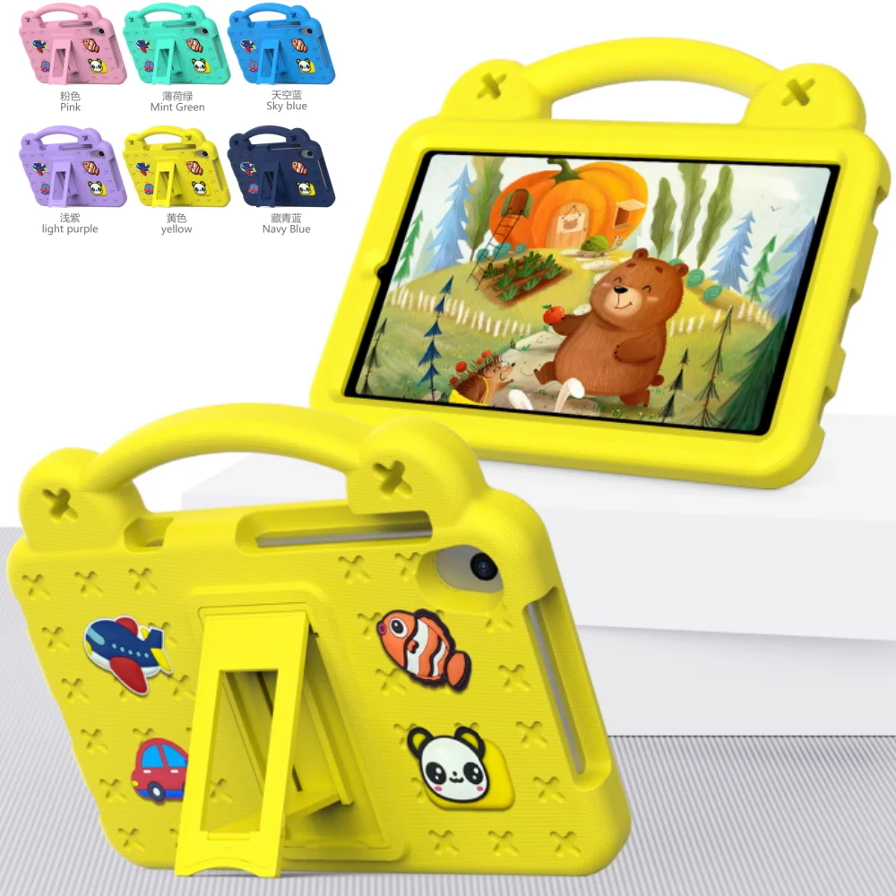 Case for Lenovo Tab M8 2rd 3rd 4rd Gen 8.0 inch TB-300FU TB-8506F TB-8505F Kids Safe EVA Bear Handheld Shockproof Tablet Cover