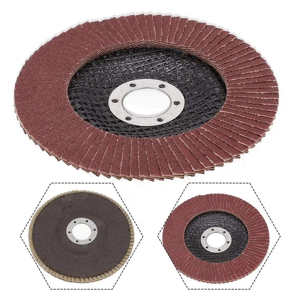 

3Pcs Sanding Disc Flap Discs 5 In Grinding Discs Sanding Wheels For Angle Grinder Finishing Air Tool Accessories Power Tool