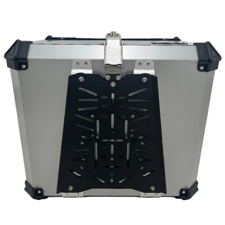100 Liter Silver Aluminum Motorcycle Tail Box Top Case Alloy Storage Luggage for Sale
