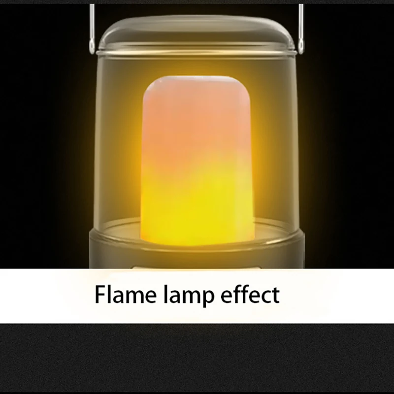 Outdoor Camping LED Flashlight Touch 3 Colors USB Rechargeable Portable LED Tent Lanterna Outdoor Portable Emergency Light Bulb