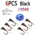 6pcs Black LY048