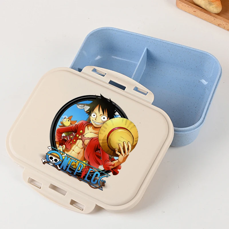 أنيمي قطعة واحدة علب الاغذية للأطفال الكرتون المطبوعة بينتو علب الاغذية الأولاد حاويات تخزين المواد المدرسية هدايا عيد الميلاد
