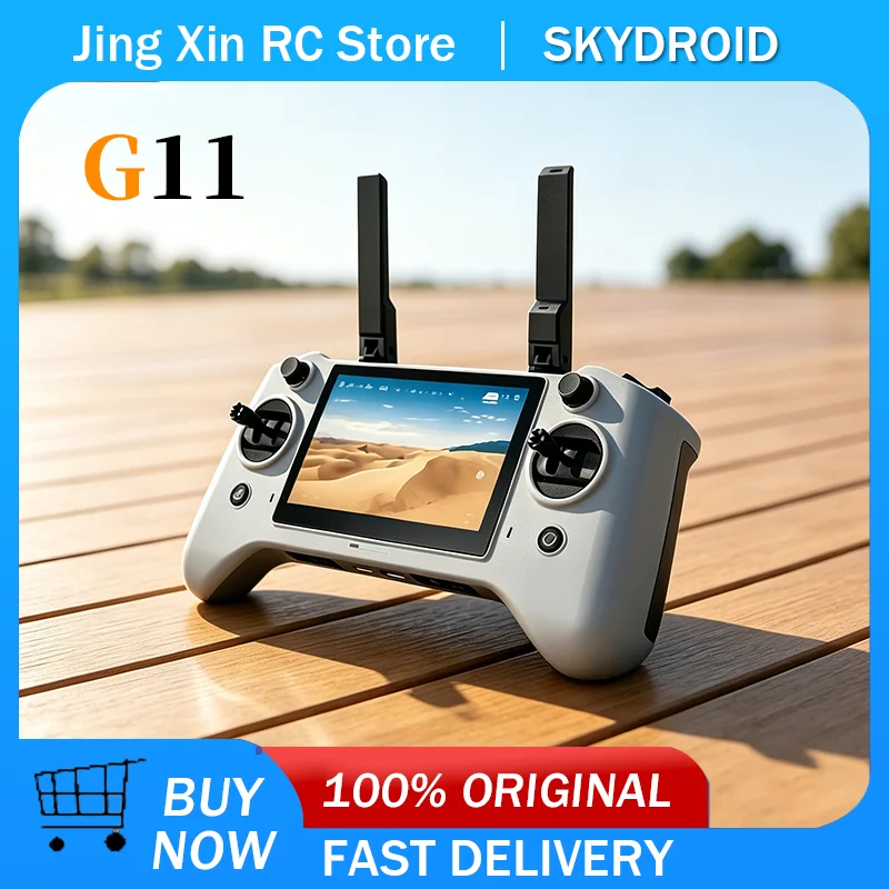 Skydroid G11 Drone Remote Controller 3-in-1 2.4G 5.8G Dual-Band 4.5-Inch Touch-Screen Agricultural Drone Control Data Video Link