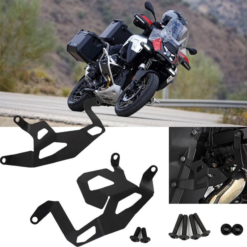 Protetor de Sensor e Grelha de Proteção da Tampa Lateral do Motor para Motocicletas BMW R1300GS R1300 GS R 1300 GS ADV 2023-2025