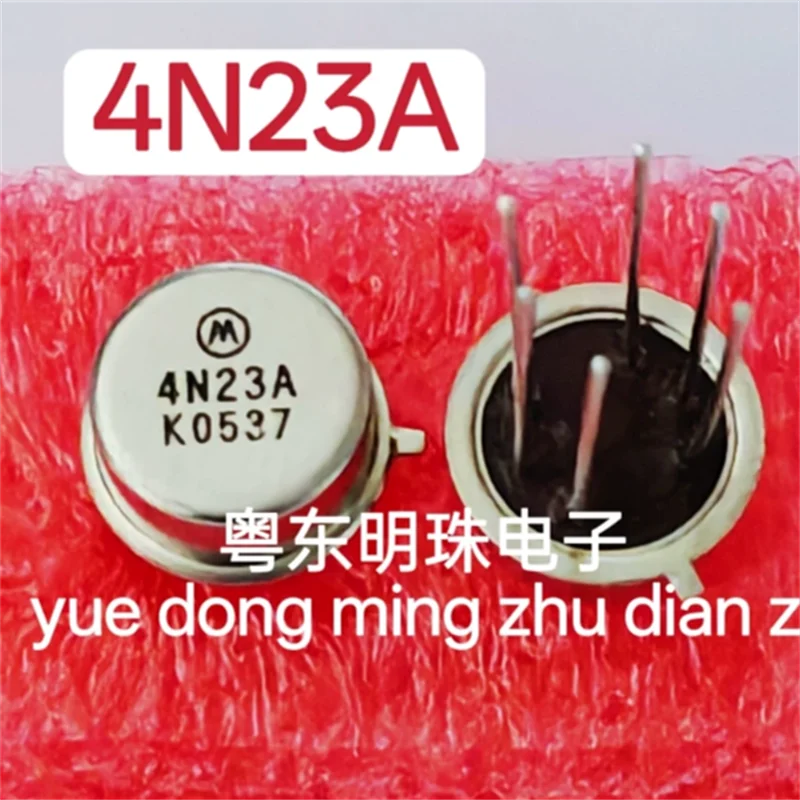 4N23A Imported New CAN6 Gold Seal Round Cap Six-Pin Tube Gold Seal Triode