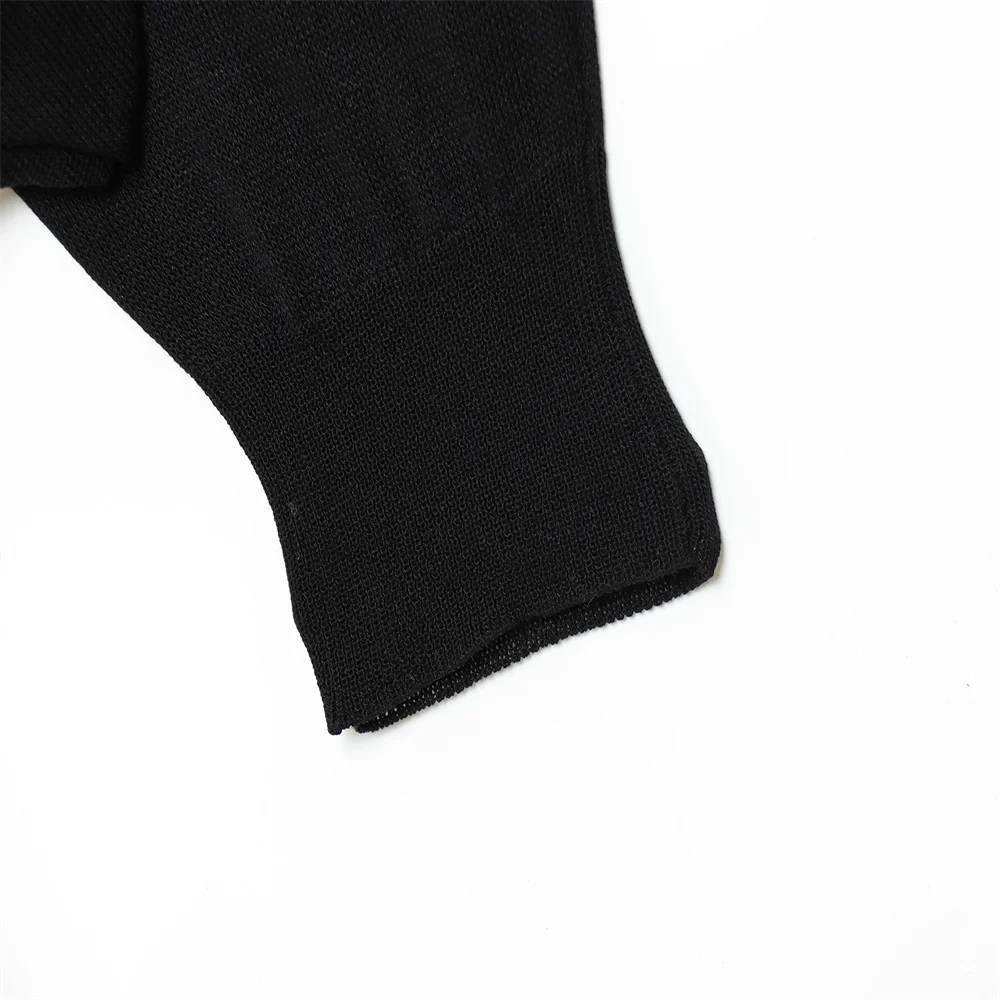 Novas roupas femininas de outono com design de estilo europeu e americano, suéter de malha de agulha plana elegante