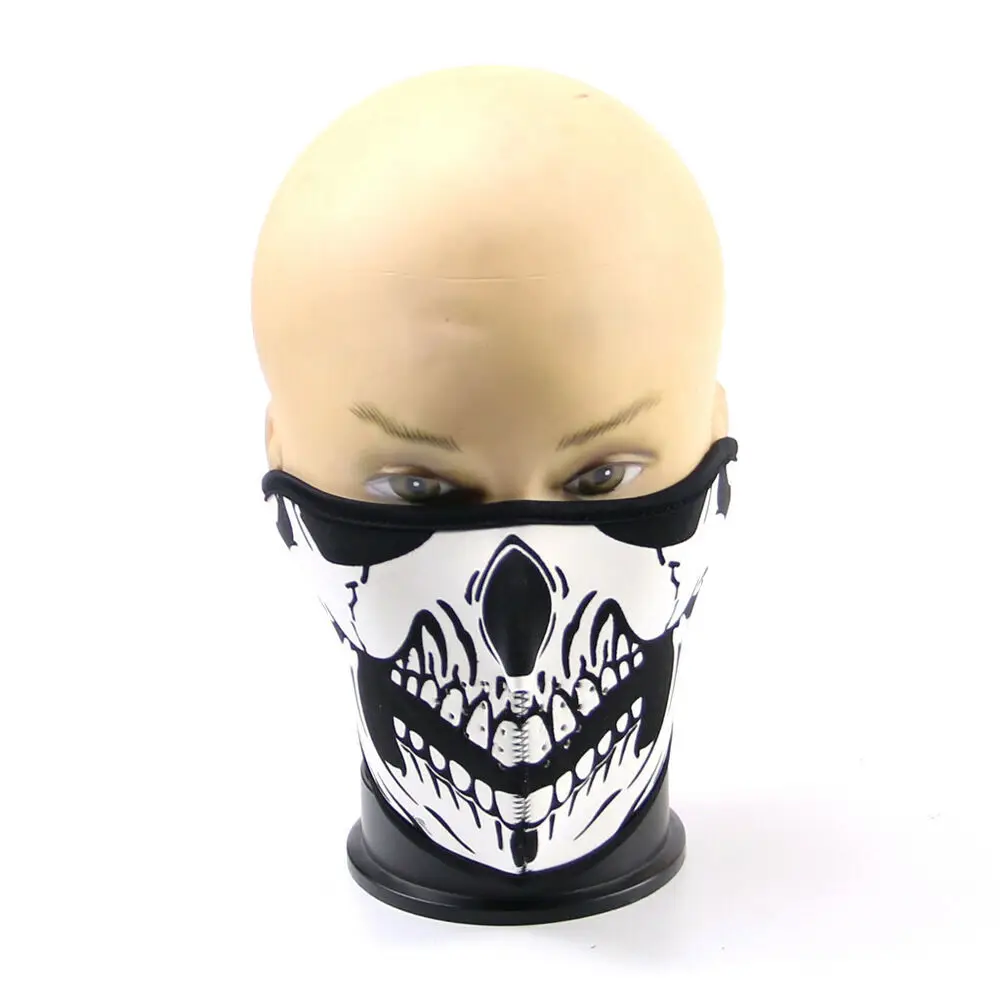 

FACE MASK MOTORCYCLE BICYCL BIKER HELMET SNOWBOARD SKI HOG SCOOTER