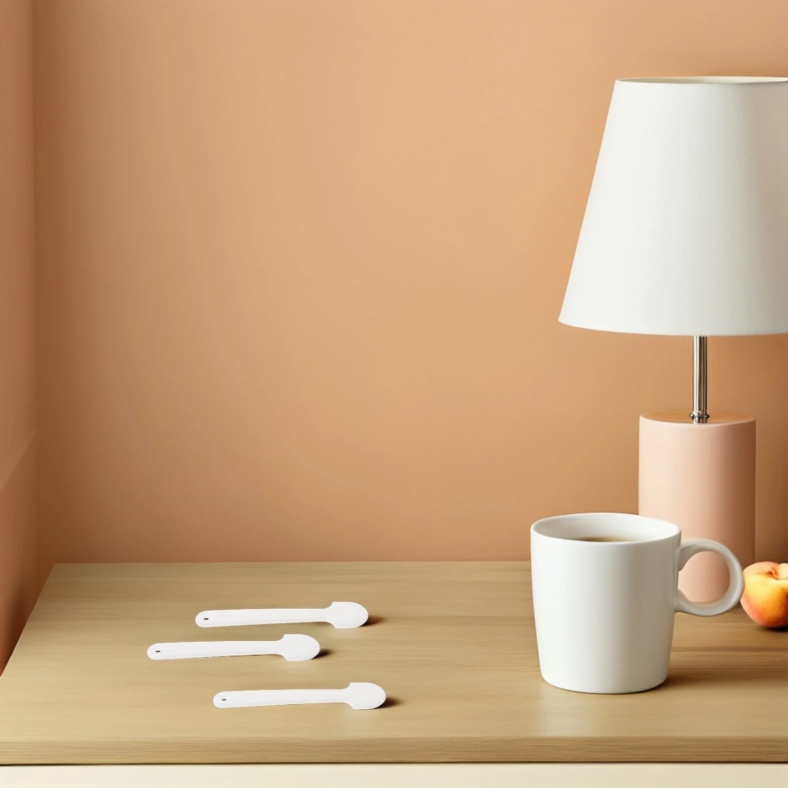 

100Pcs Fan Handle Plastic Mini Circular Handheld Fan Stick DIY Craft Material Replacement for Crafting Paper Fans Creative