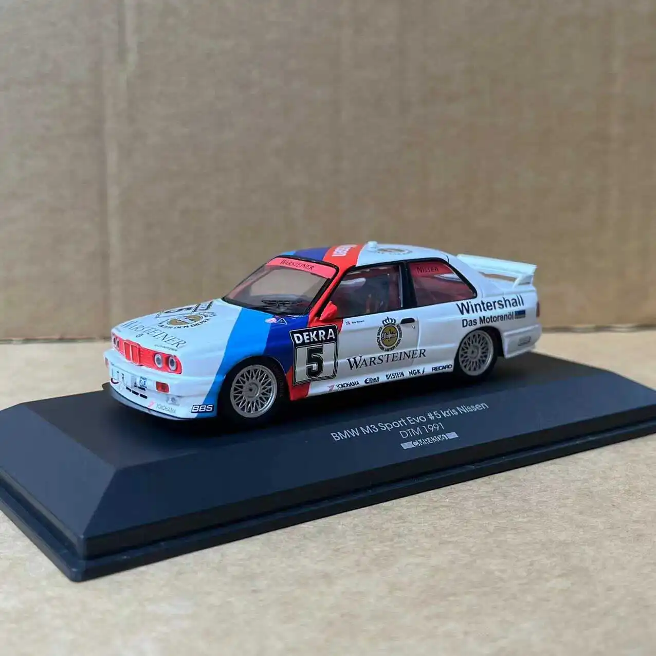 Diecast CMR 1:43 Scale BMW M3 SPORT EVO #5 1991 Alloy Simulation Car Model COllectible Toy Gift Souvenir