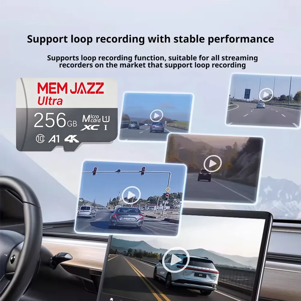 Memory Card 128GB 256GB 512GB Micro TF SD SD Card A2 U3 V30 Class 10 Up To 160MBs Read With Adapter For Smartphone Gaming Tablet view 5